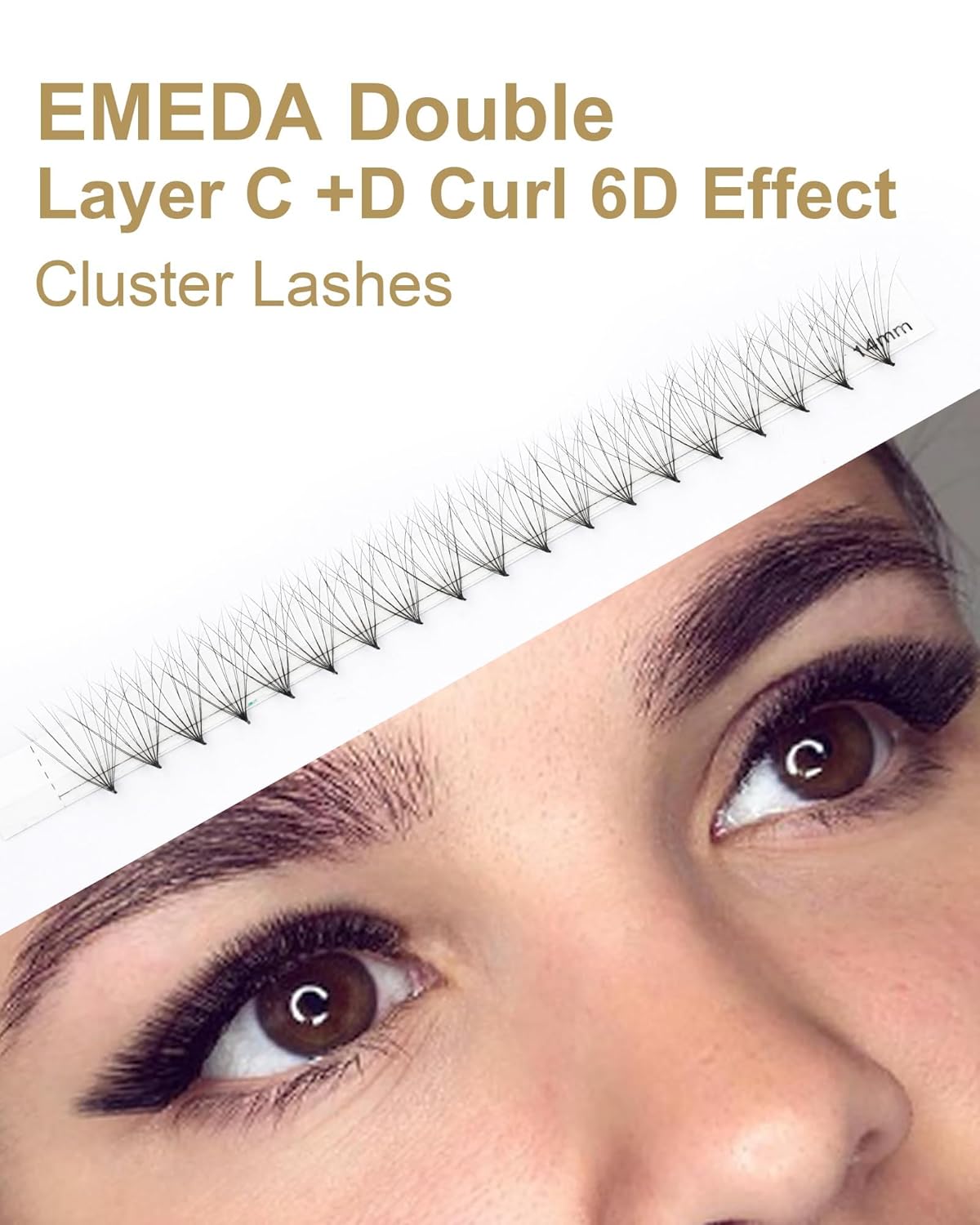 0.05 mm| C+D Curl | 9-14 MM | 3D Double Layer Premade Fans