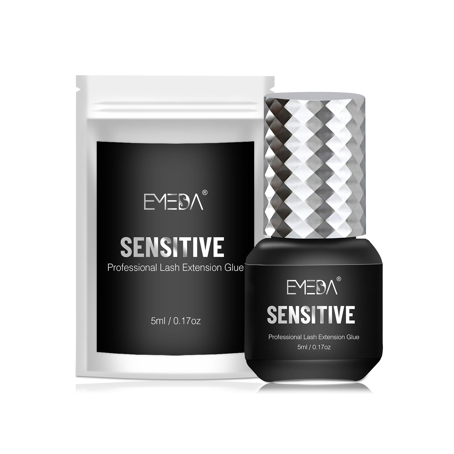 5ML Sensitive Eyelash Extension Glue | 1S Fast-drying | Black